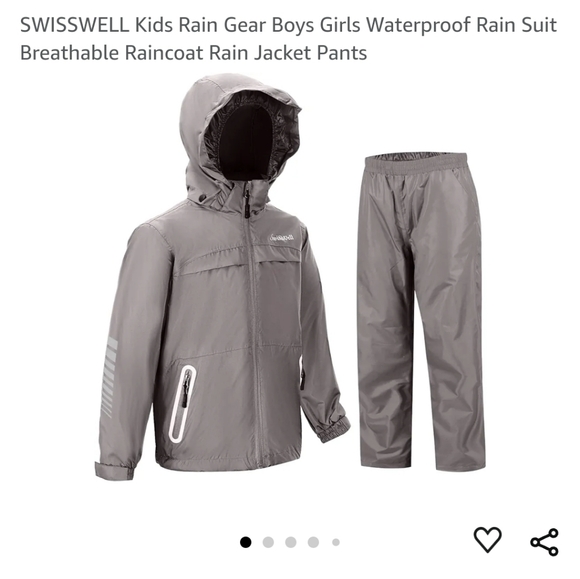 Rain suit boys size 10 brand SwissWell - Picture 1 of 4